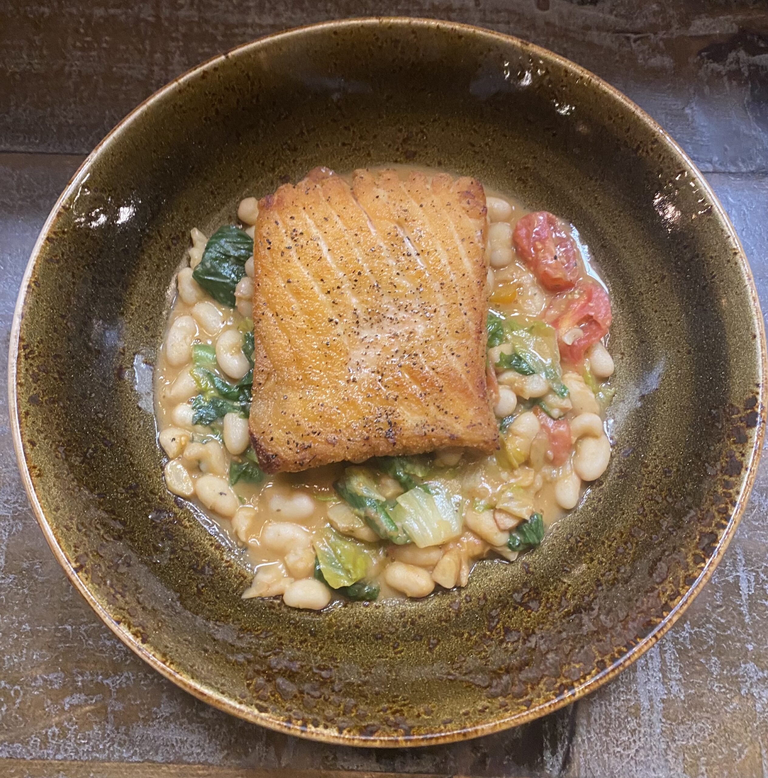 IMG_4935 Salmone Al Vesuvio Plate