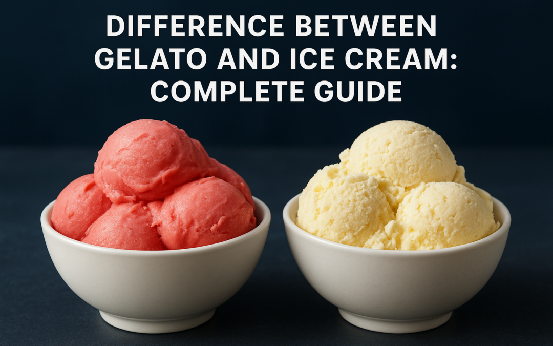 Difference Between Gelato And Ice Cream: Complete Guide