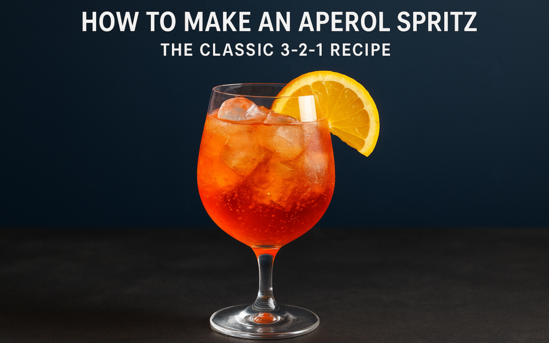 How To Make An Aperol Spritz: The Classic 3-2-1 Recipe