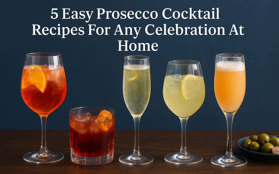 5 Easy Prosecco Cocktail Recipes For Any Celebration At Home