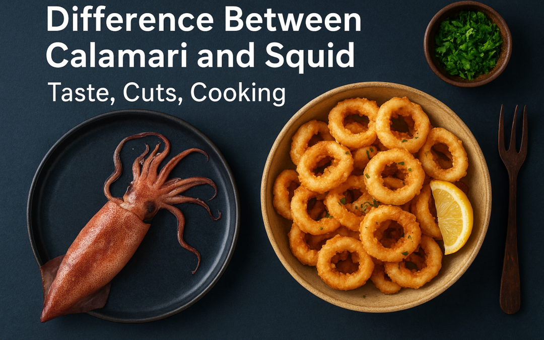 Difference Between Calamari and Squid: Taste, Cuts, Cooking