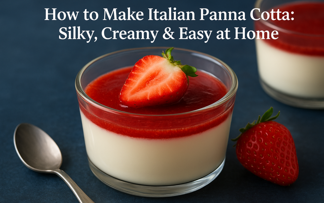 How To Make Italian Panna Cotta: Silky, Creamy & Easy At Home