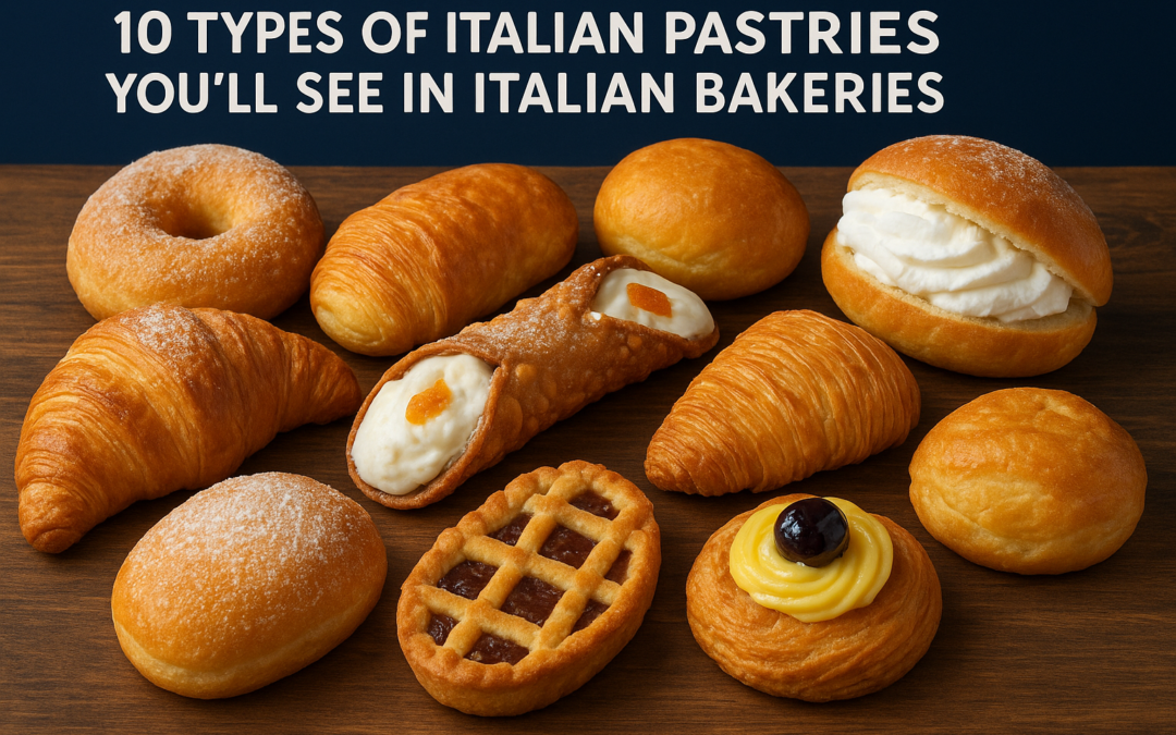 10 Types Of Italian Pastries You'll See In Italian Bakeries