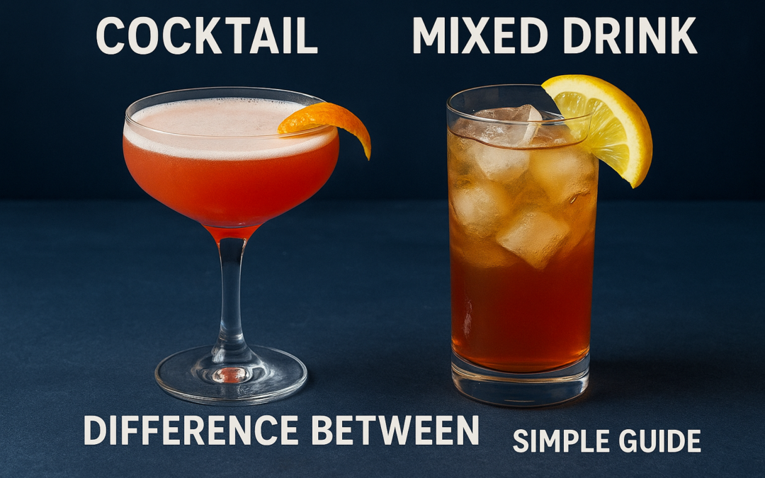 Difference Between Cocktail And Mixed Drink: Simple Guide