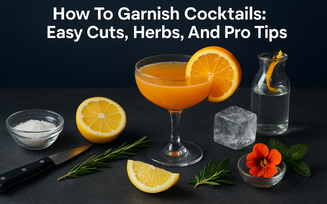 How To Garnish Cocktails: Easy Cuts, Herbs, And Pro Tips