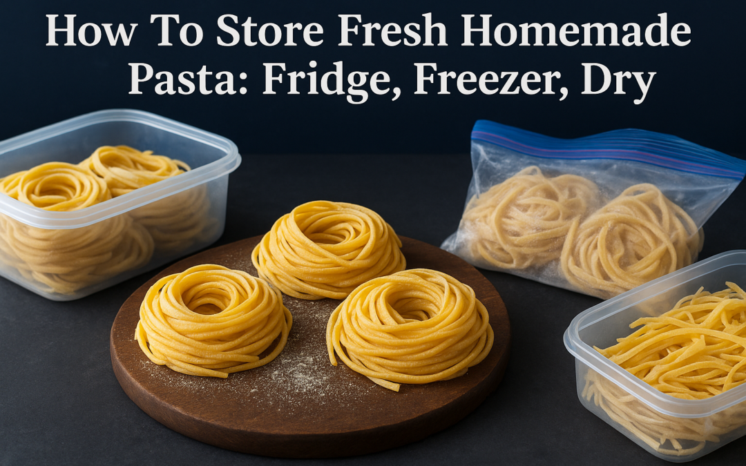 How To Store Fresh Homemade Pasta: Fridge, Freezer, Dry