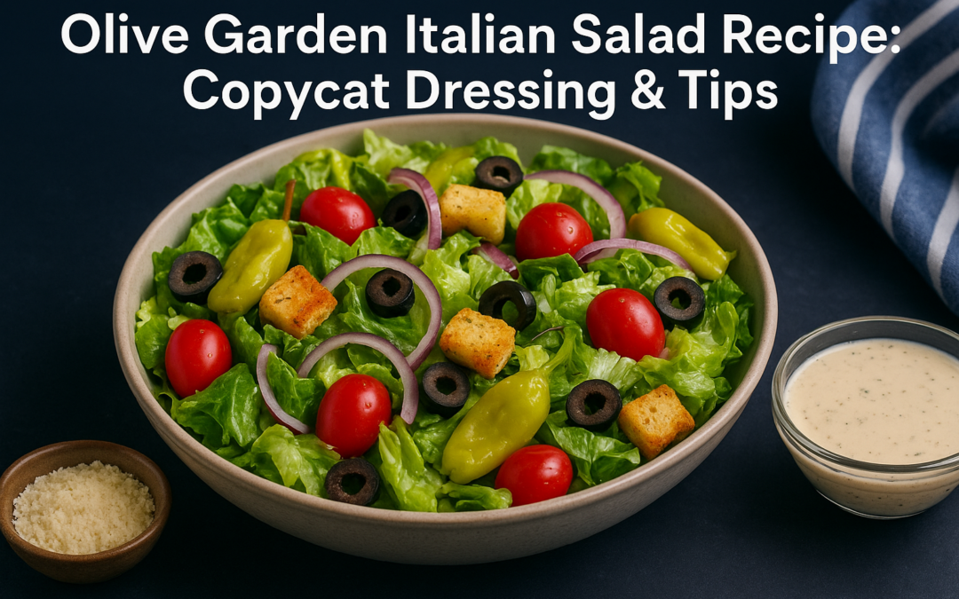 Olive Garden Italian Salad Recipe: Copycat Dressing & Tips