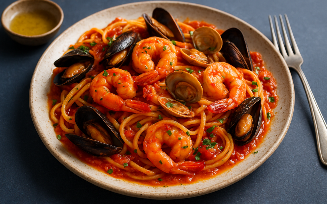 Spicy Seafood Pasta: Fra Diavolo-Style In 30 Minutes