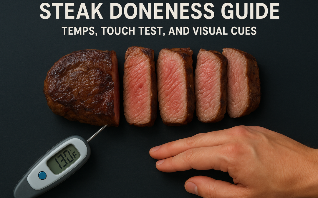Steak Doneness Guide: Temps, Touch Test, And Visual Cues