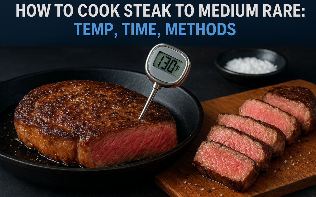 How To Cook Steak To Medium Rare: Temp, Time, Methods