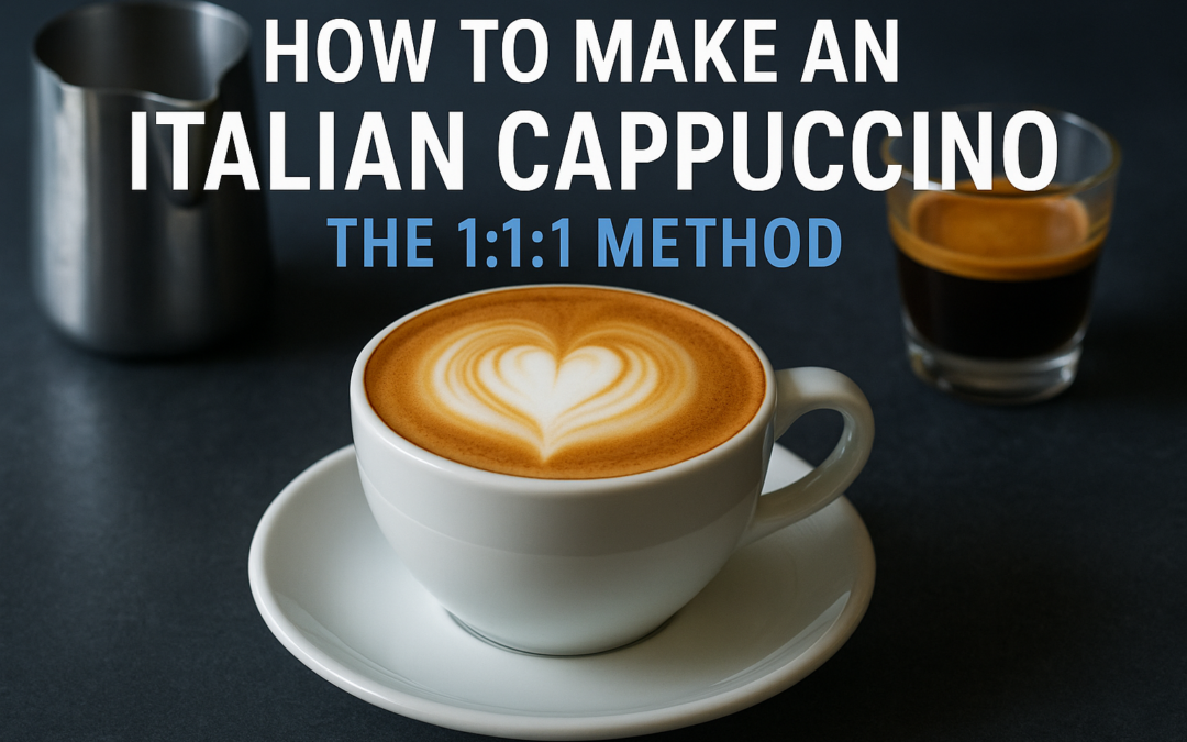 How To Make An Italian Cappuccino: The 1:1:1 Method