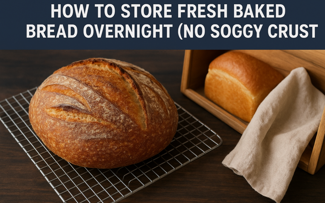 How To Store Fresh Baked Bread Overnight (No Soggy Crust)